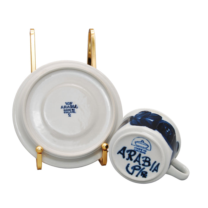 Arabia Anemone Espresso Cup 0,1 l, vintage Cup & Soucer Arabia