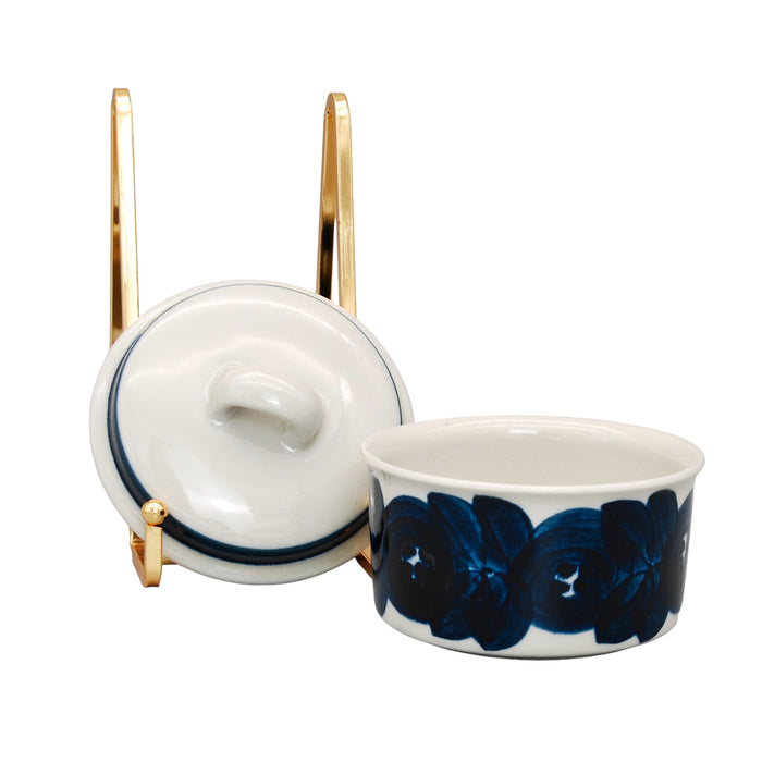 Arabia Anemone Sugar Bowl, vintage sugar bowl Arabia