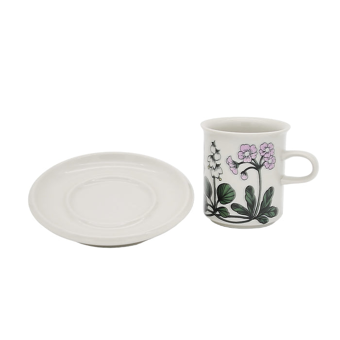 Arabia Flora Coffee Cup & Saucer 0,15 l, vintage Cup & Soucer Arabia