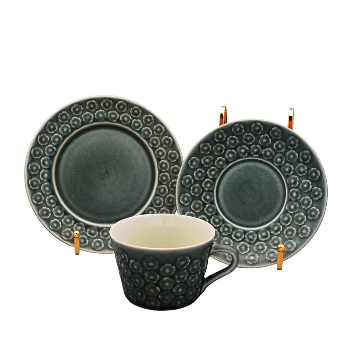 J.H. Quistgaard Azur Tea Cup Trio, vintage Cup, Soucer & plate Quistgaard