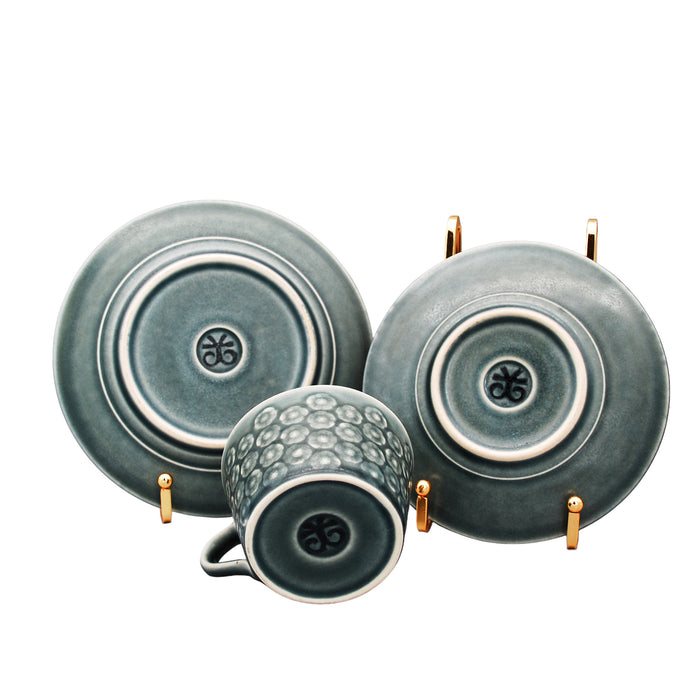 J.H. Quistgaard Azur Tea Cup Trio, vintage Cup, Soucer & plate Quistgaard