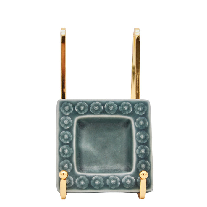 J.H. Quistgaard Azur Square Plate Ø 9cm, vintage Plate Quistgaard