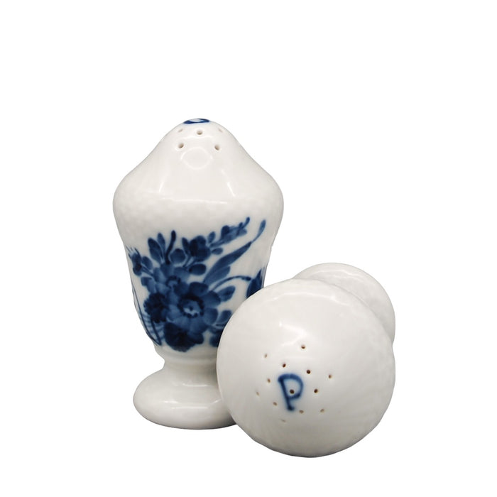 Royal Copenhagen Blue Flower Salt and Pepper Shaker, vintage salt and pepper Royal Copenhagen