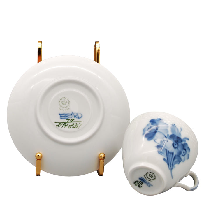 Royal Copenhagen Blue Flower Tea Cup Design 8261, vintage Cup & Soucer Royal Copenhagen