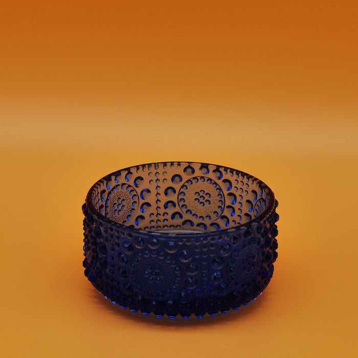 Riihimäen Grapponia Dark Blue Bowl Ø 9,5cm, vintage bowl Riihimäen