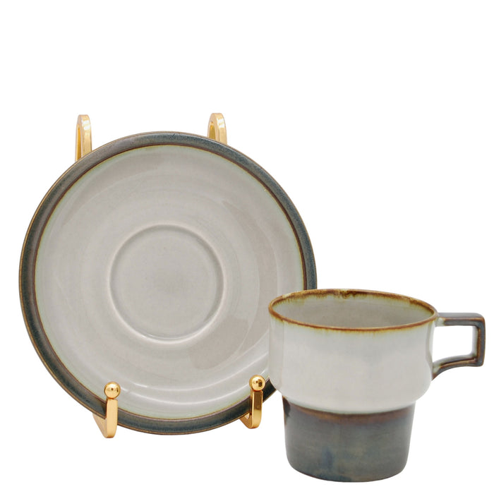 J.H. Quistgaard Tema Coffee Cup, vintage Cup, Soucer & plate Quistgaard