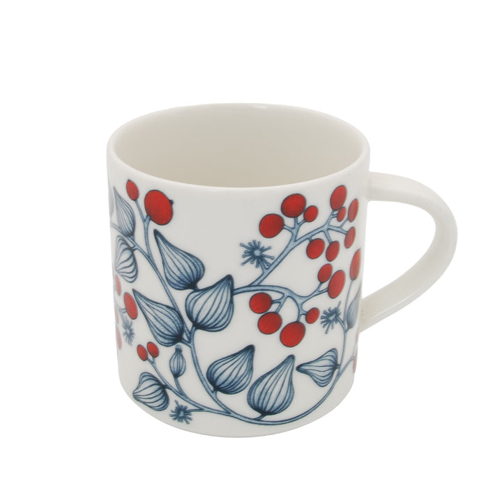 Arabia Runo Mug Frost Berry