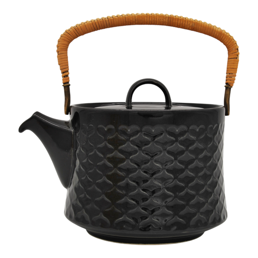 J.H. Quistgaard Cordial Palet Teapot Black, vintage teapot Quistgaard